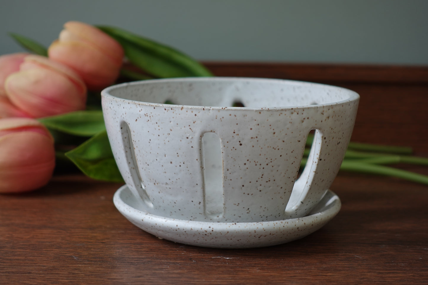 Berry Bowl With Saucer