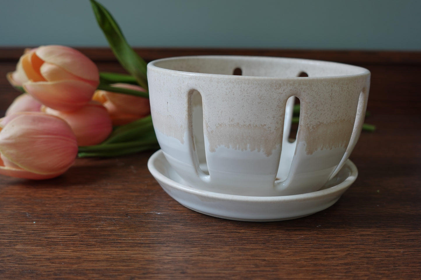 Berry Bowl With Saucer