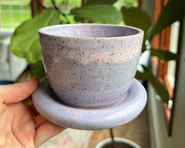 Small Planter with Bubble Saucer (Seconds)