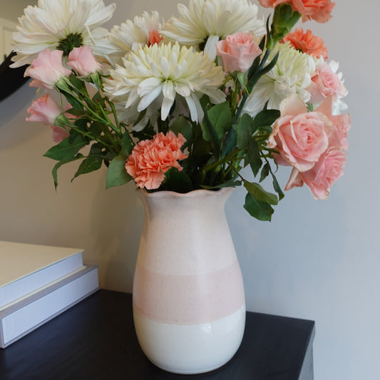 Fluted Flower Vase