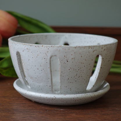 Berry Bowl With Saucer