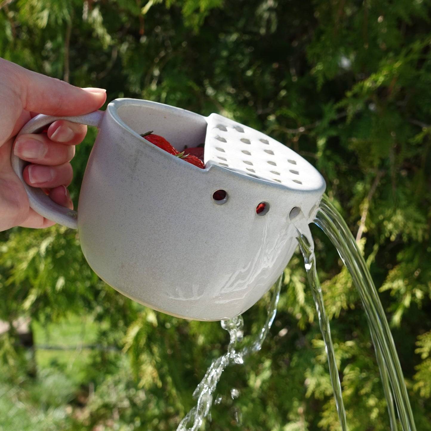 Berry Strainer with Handle