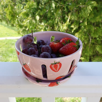 Berry Bowl With Saucer